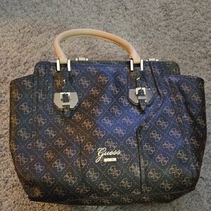 Guess Black and Tan Women's Bag
